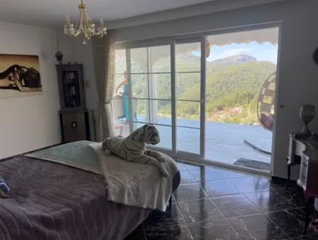 Vip Villa Zum Verkauf In 5000M2 Grundstück Mit Vollem Meerblick In Gökbel