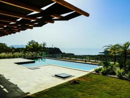 Stone Villa For Sale With Sea View In Sarigerme