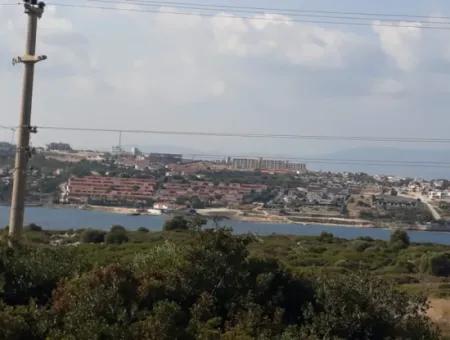 Land For Sale In Çeşme Dalyan Neighborhood With Full Sea View 1176M2 Zoning