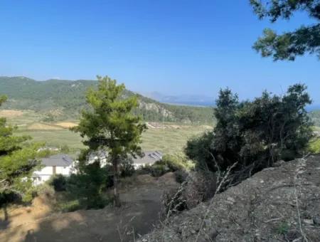 Land For Sale In Sarigerme 425M2 With Full Sea View