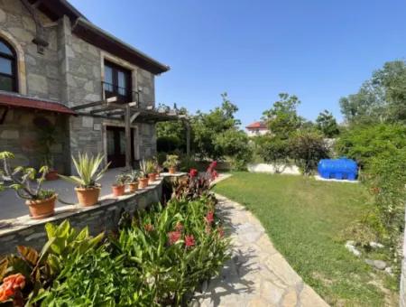 4 In 1 Stone Villa For Sale In Dalyan Of 750M2 Close To The Center