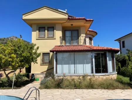 Dalyan Gülpınar'da 600M2 Arsa İçinde 3+1 Satılık Villa